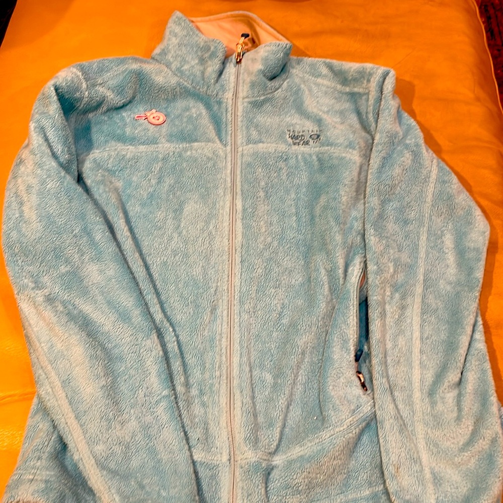 Mountain hard wear women’s blue fleece size L